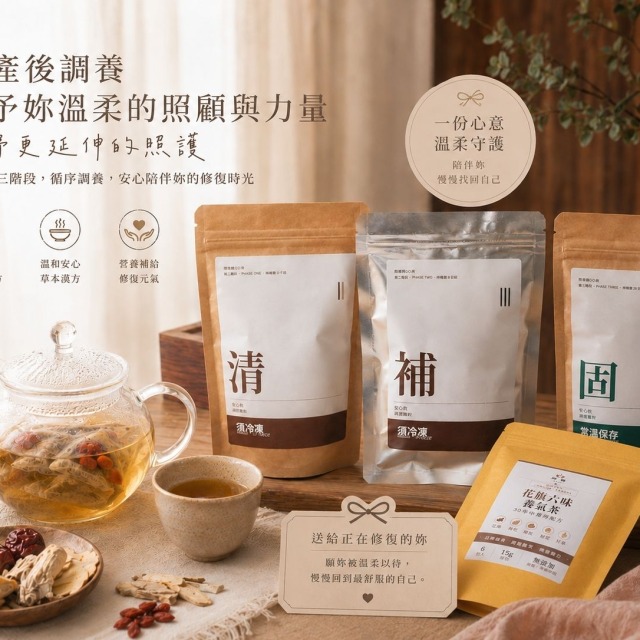 蒔補煲心｜送禮版・小產調養組合｜含延伸調養茶包