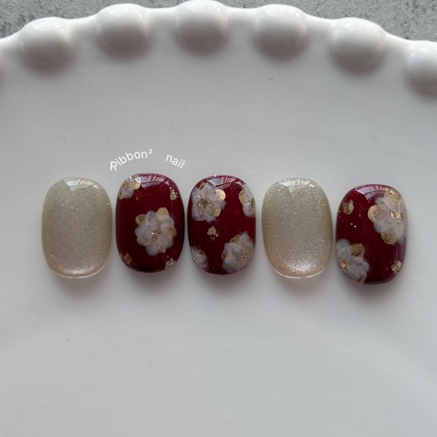 ꒰ 繁花喜訊 ꒱  // 預購 純手工穿戴甲 Ribbon²