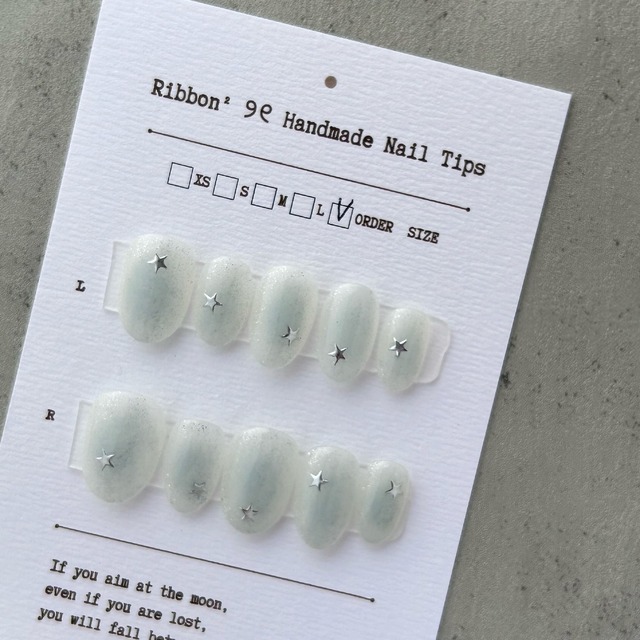 ꒰ 碎鑽腮紅 ꒱  // 預購 純手工穿戴甲 Ribbon²