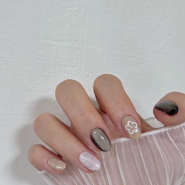 ꒰ 立體花花 ꒱  // 預購 純手工穿戴甲 Ribbon²