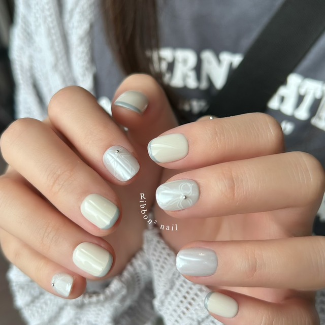 ꒰ 絲緞日和 ꒱  // 預購 純手工穿戴甲 Ribbon²