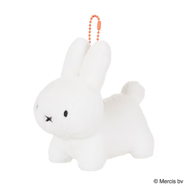 【現貨】Miffy 米飛兔 Bruna Family 布魯納家族輕盈系列｜Fuwari 純白絨毛兔子吊飾