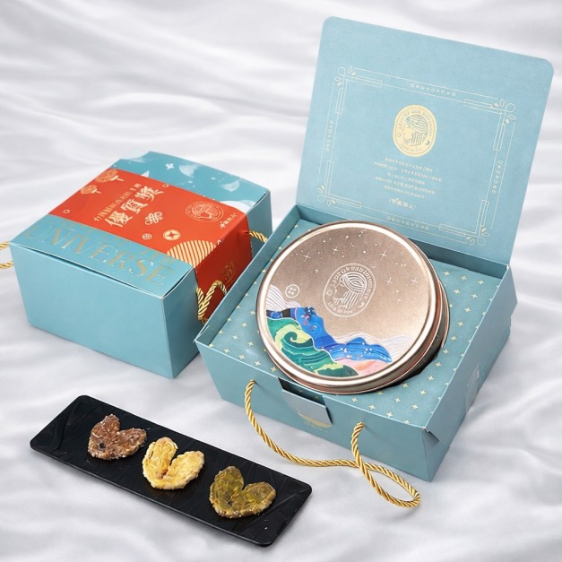 蝴蝶酥-鐵盒-時尚禮盒