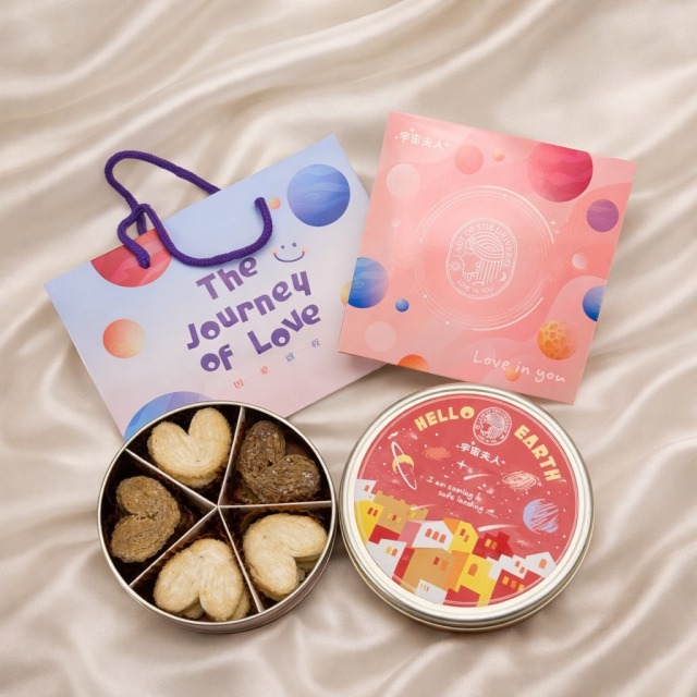 蝴蝶酥-粉-經典彌月