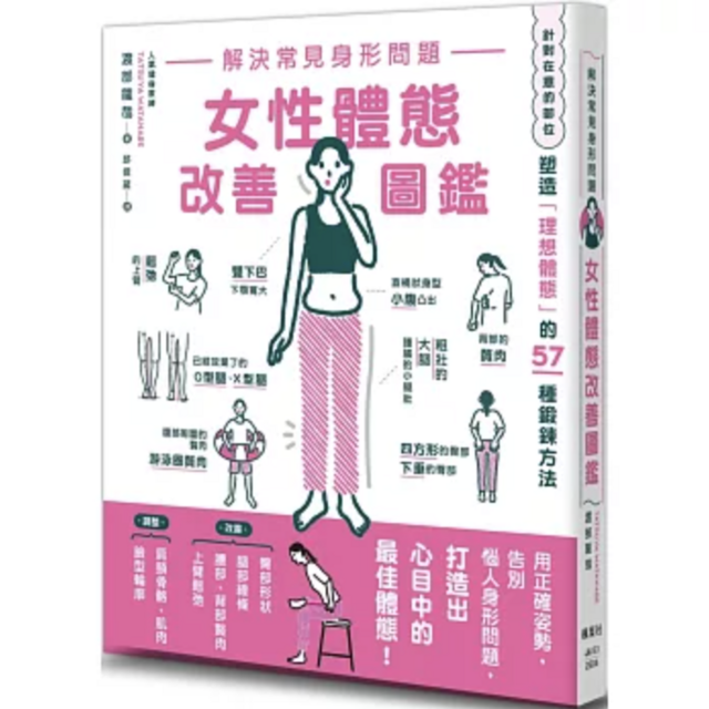 解決常見身形問題 女性體態改善圖鑑