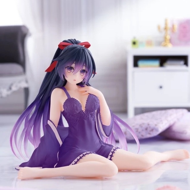 【全新現貨】TAITO 代理版 約會大作戰 V Desktop Cute Figure 夜刀神十香 睡衣Ver.Renewal 景品