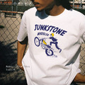 motorcycle wheelie T-shirt