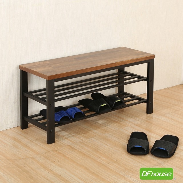 《DFhouse》貝卡-工業風穿鞋椅