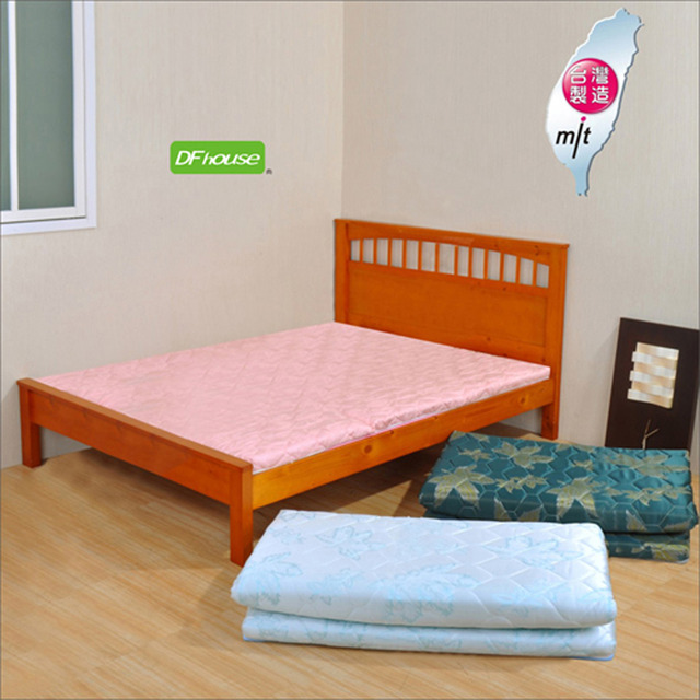 《DFhouse》黛爾夢5尺單人緹花布透氣床墊-3色