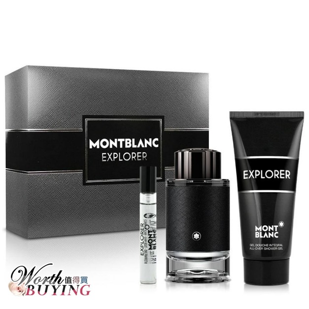 Mont Blanc Explorer  萬寶龍 探尋旅者 淡香精 禮盒(100ml+7.5ml+沐浴膠100ml)