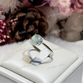 冰飄花蛋面素面款女戒 活圍
