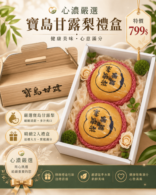 寶島甘露梨禮盒