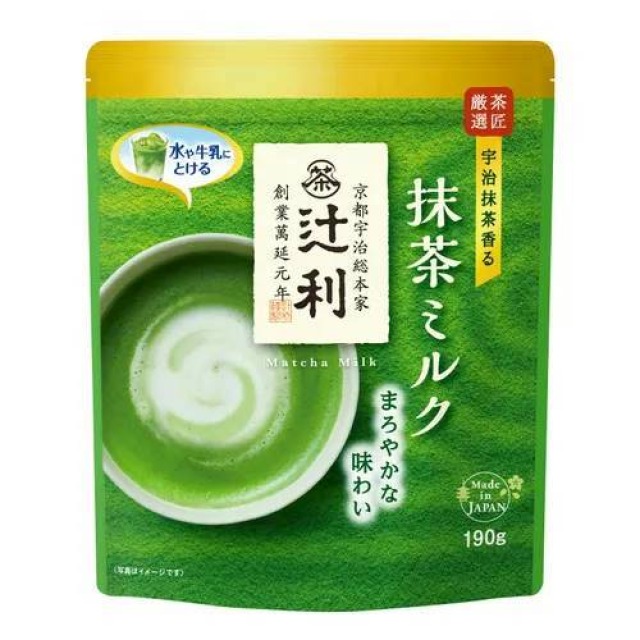 辻利抹茶牛奶190g