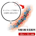 日本克朗托天Colantotte TAO NECKLACE CREO橡膠磁石項鍊-黑色-3