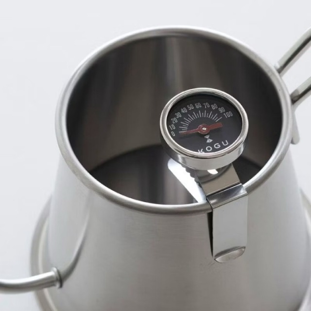 日本製KOGU不鏽鋼手沖壺(單賣)-溫度計