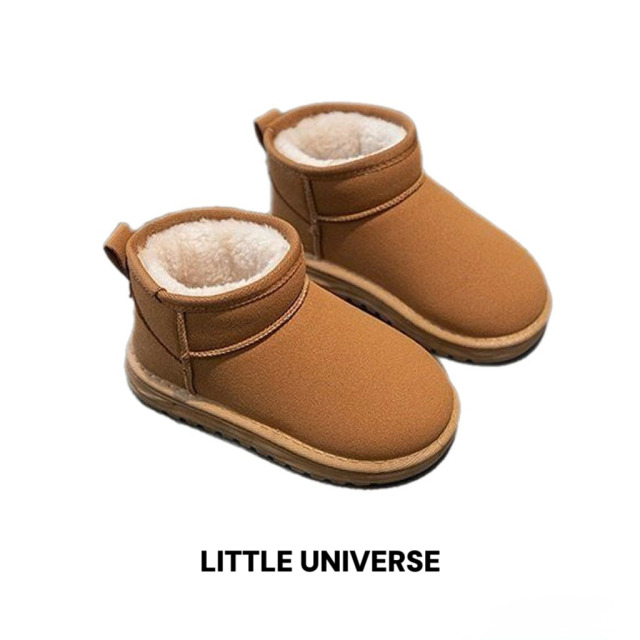 麂皮羊羔絨短筒雪靴（經典款）