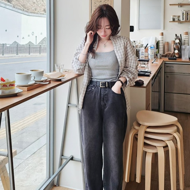 大人的-遮肉肉天絲涼感牛仔褲