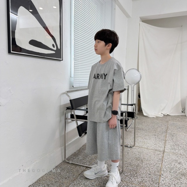 [85-142cm] 運動休閒側口袋彈力棉質五分褲 #Lepus天兔座