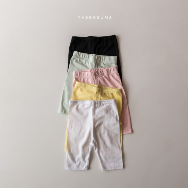 [85-142cm] 糖果色系百搭修身五分彈力褲 (大童) #Lepus天兔座