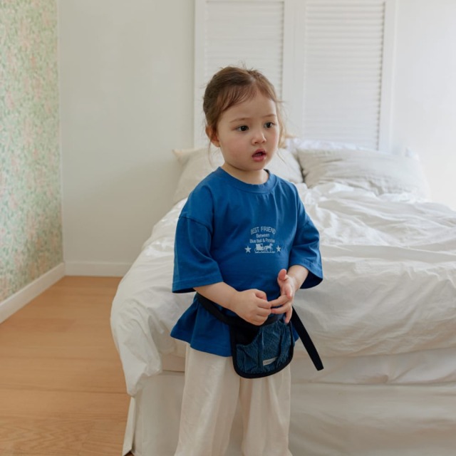 [70-115cm] 經典美式標語純棉短袖T恤 #Horologium時鐘座