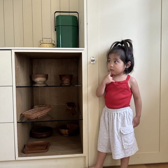 [75-125cm] 柔軟毛圈布工裝口袋休閒短褲 #Monoceros獨角獸座