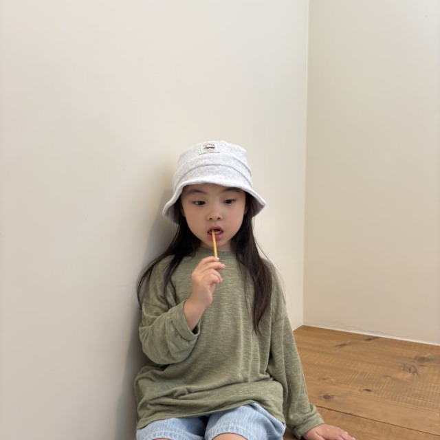 [75-125cm] 質感竹節棉落肩寬鬆長袖T恤 #Monoceros獨角獸座