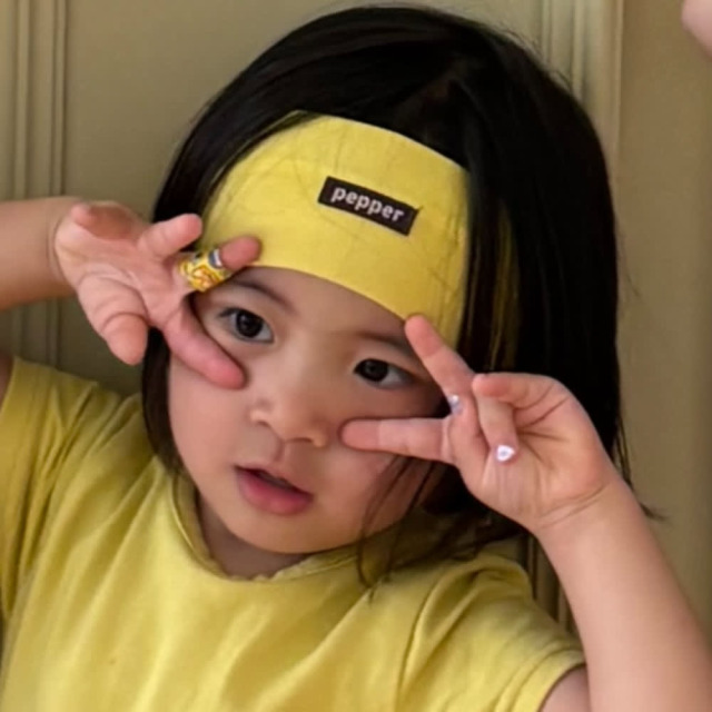 [75-125cm] 簡約PEPPER布標造型彈性髮帶 #Monoceros獨角獸座