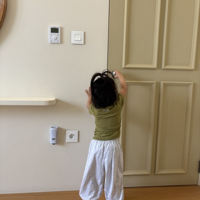 [75-125cm] 簡約質感鬆緊束口休閒長褲 #Monoceros獨角獸座