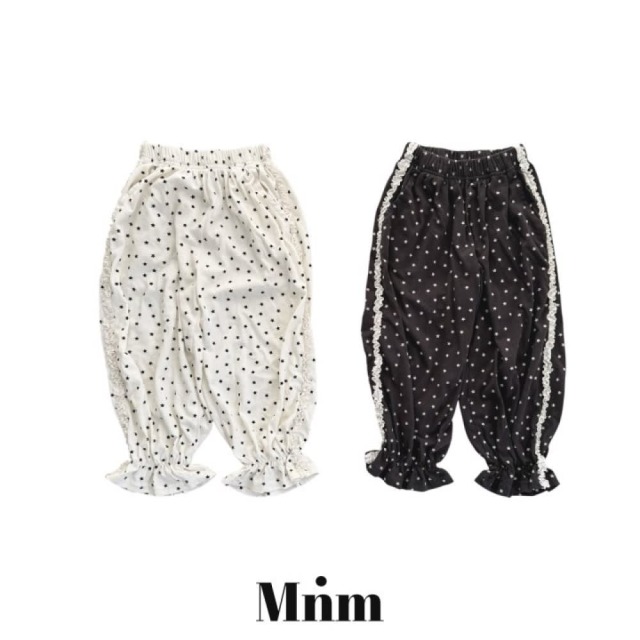 [90-138cm] 夢幻滿版星辰荷葉長褲 #Aquila天鷹座 (大童)