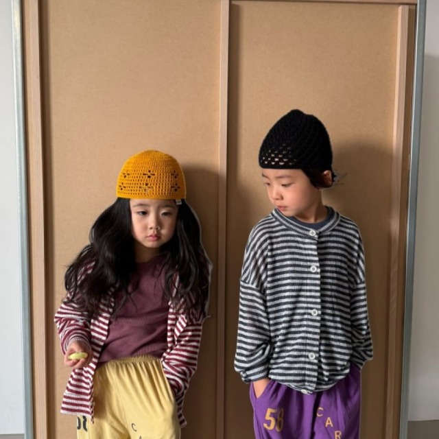 [90-138cm] 慵懶細條紋針織外套 #Aquila天鷹座