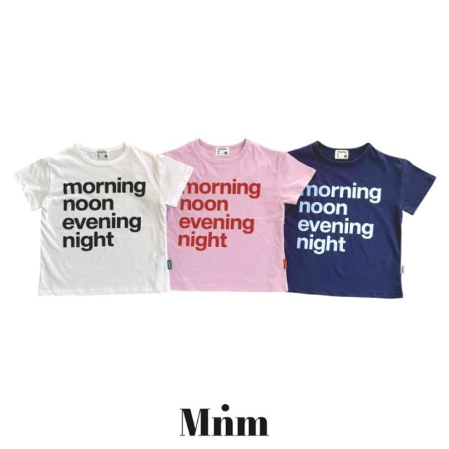 [90-138cm] 簡約時光文字印花短袖T恤 #Aquila天鷹座 (大童)