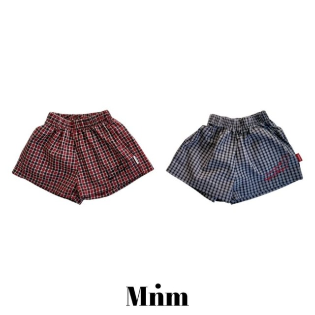 [90-138cm] 復古英倫格紋休閒短褲 #Aquila天鷹座 (大童)