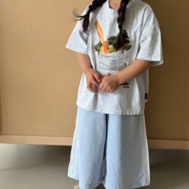 [90-138cm] 甜美側邊蕾絲拼接寬褲 #Aquila天鷹座