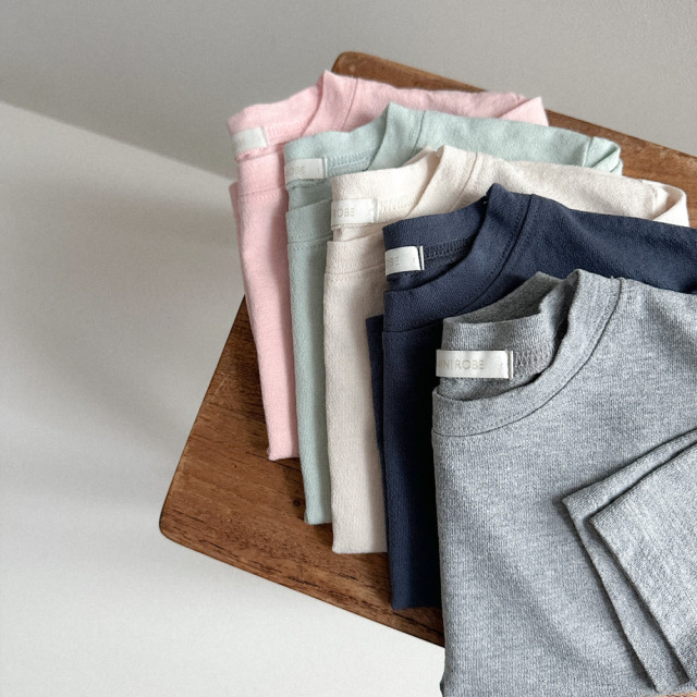 [70-110cm] 基礎多色親膚棉質百搭短袖T恤 #UrsaMinor小熊座