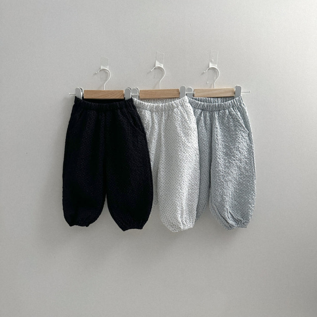 [70-110cm] 森林系碎點泡泡布束口長褲 #UrsaMinor小熊座