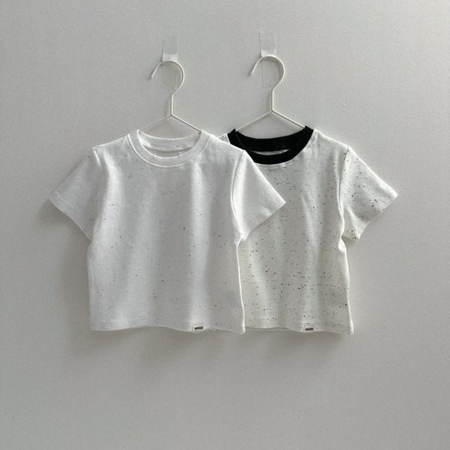 [70-110cm] 清新彩點噴砂設計純棉短袖T恤 #UrsaMinor小熊座