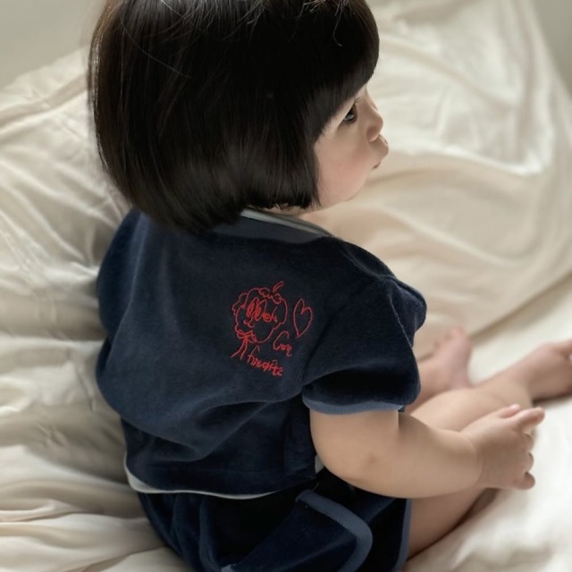 [70-107cm] 舒適毛圈撞色包邊休閒短褲 #Apus天燕座