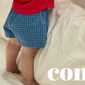 [70-107cm] 復古小方格質感棉質短褲 #Apus天燕座
