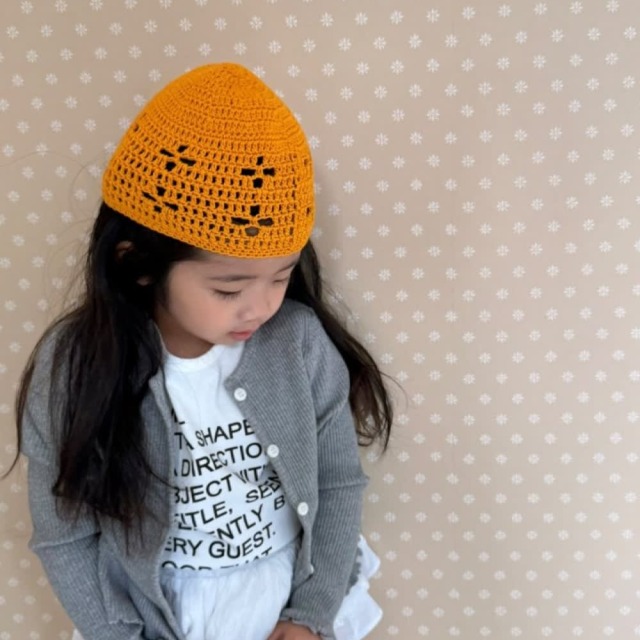 [70-107cm] 韓系手工鏤空針織帽 #Apus天燕座