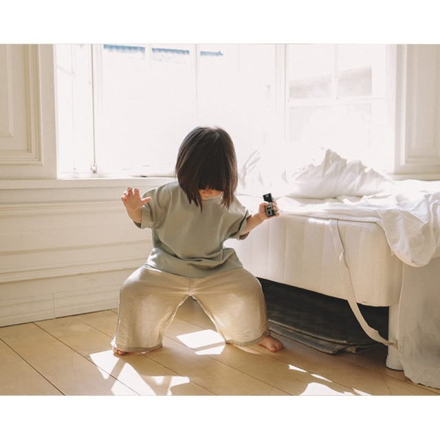 [72-125cm] 質感壓紋涼爽寬鬆休閒褲 #Mensa山案座