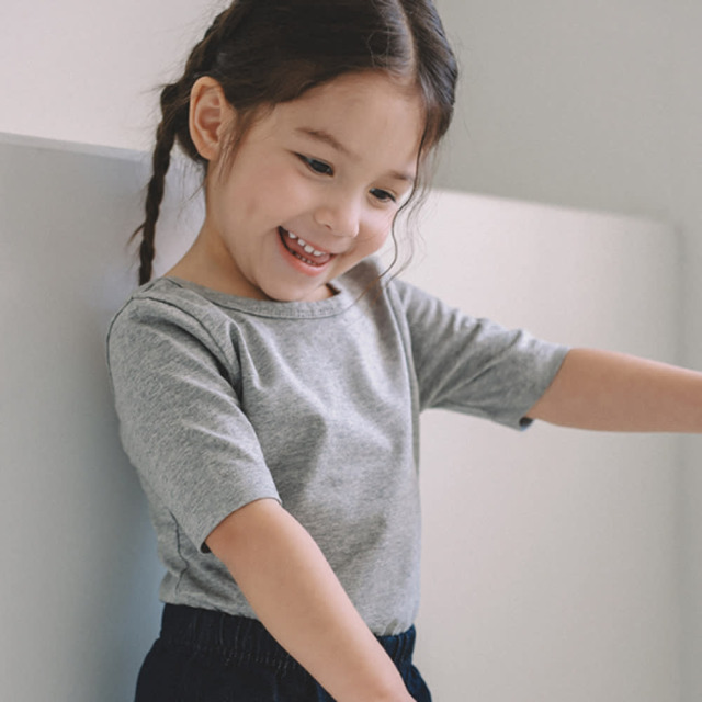 [72-125cm] 大挖背短袖T恤 #Mensa山案座