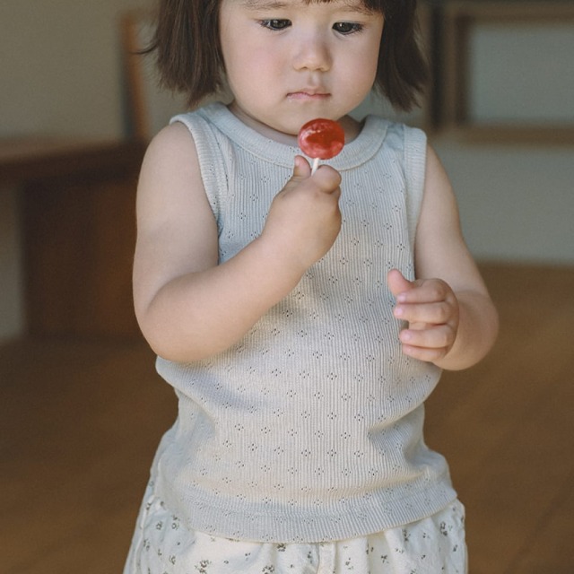 [72-125cm] 質感洞洞羅紋工字背心 #Mensa山案座