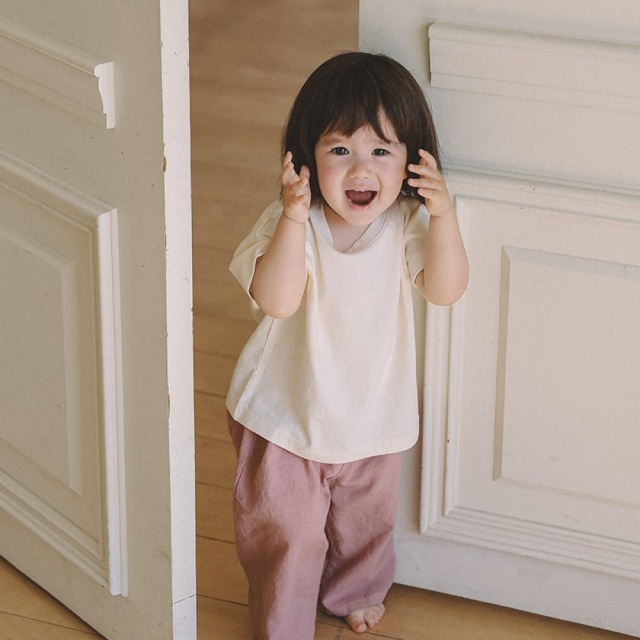 [72-125cm] 寬鬆廓型純色長褲褲 #Mensa山案座