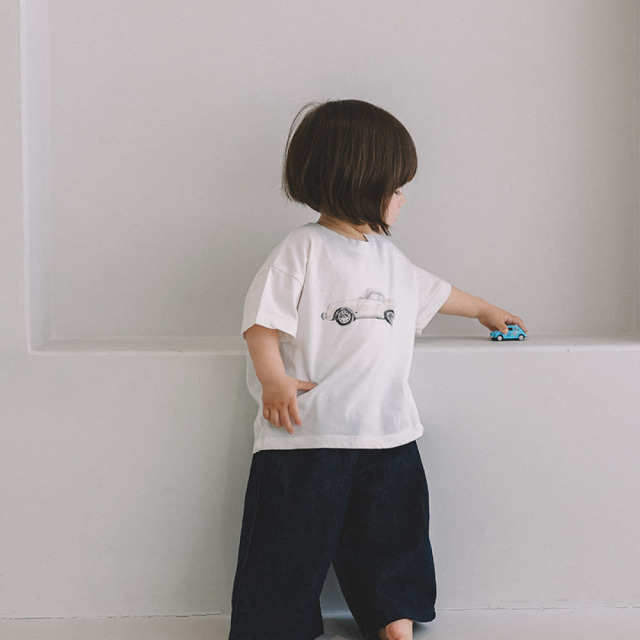 [72-125cm] 帥氣深色寬版丹寧褲 #Mensa山案座