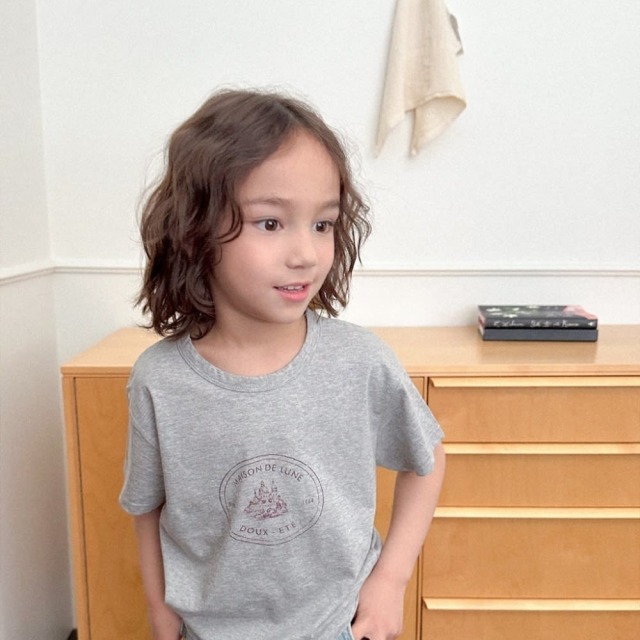 [85-130cm] 美式復古圓框印花T恤 #Taurus金牛座