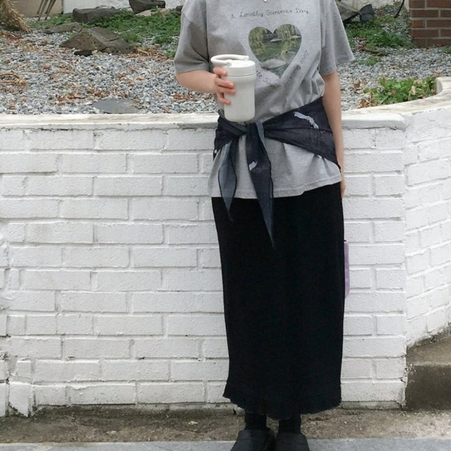 [adult] 復古愛心天鵝相片短袖T恤 #Taurus金牛座