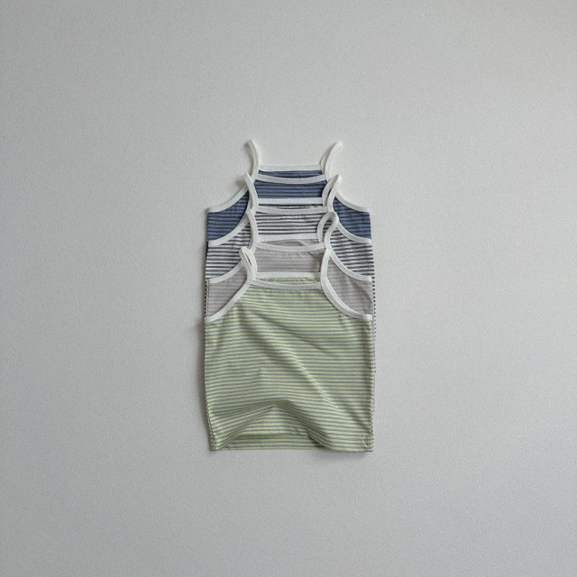 [70-110cm] 韓系細條紋極細肩帶背心 #Andromeda仙女座