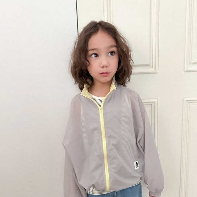 [85-130cm] 輕盈撞色立領防風外套 #Taurus金牛座