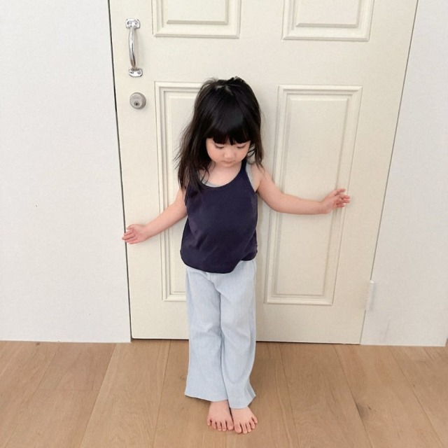 [85-130cm] 簡約百搭純色細肩帶背心 #Taurus金牛座