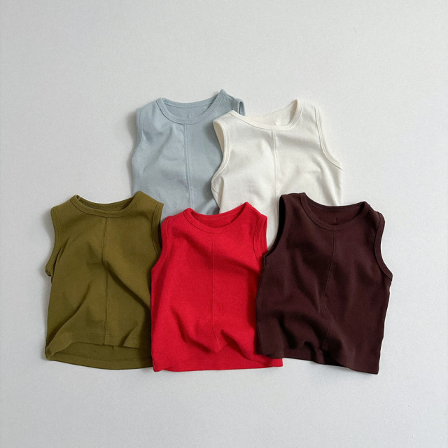 [70-110cm] 質感中線剪裁無袖背心 #Andromeda仙女座